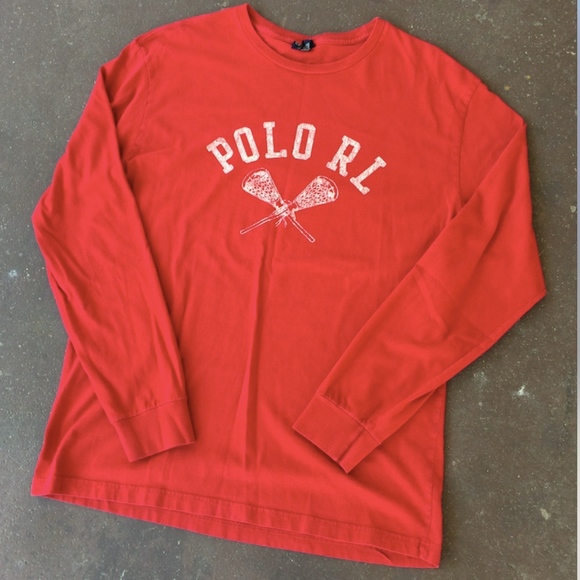Polo Ralph Lauren Other - Ralph Lauren Men’s Red Lacrosse Long Sleeve